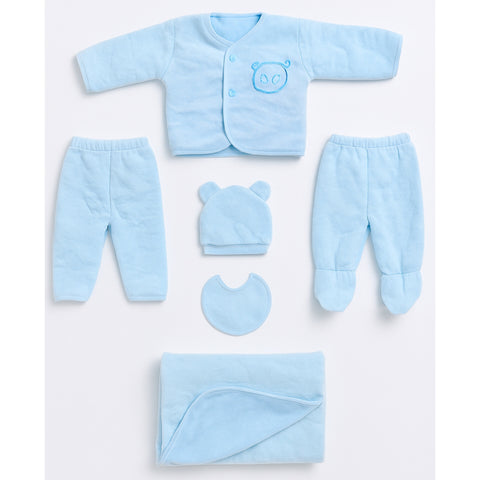 6 Pieces Baby Gift Set - Bear - Pink