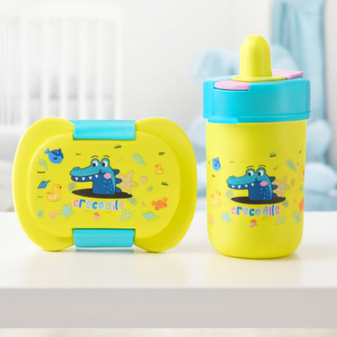 Lunch Box & Water Bottle - Green