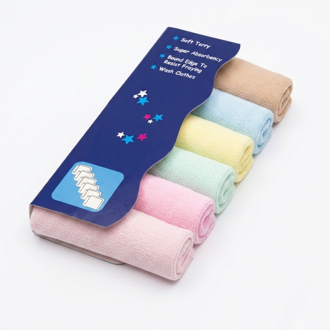 Pack of 6 Baby Face Towels
