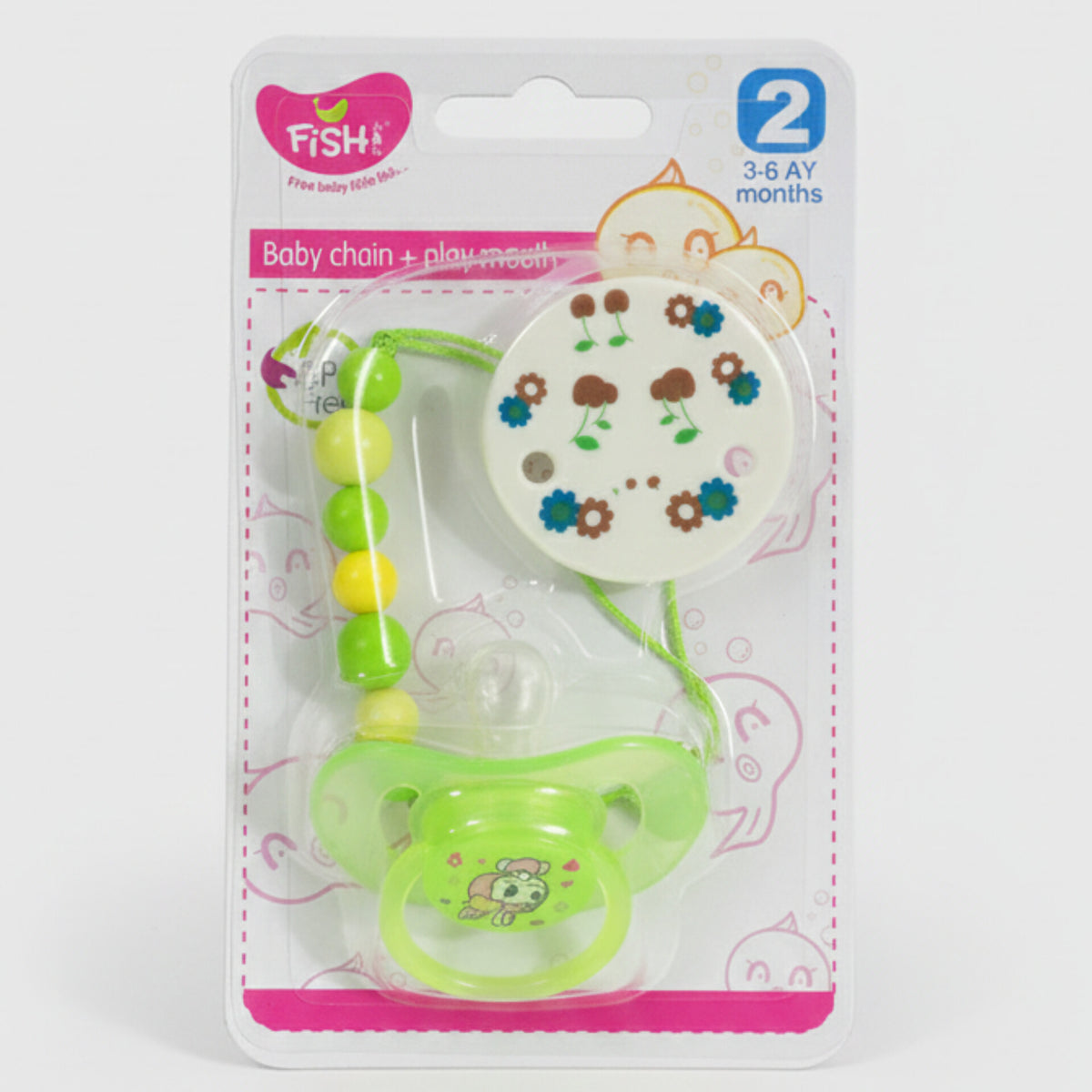 Fish - Pacifier With Chain– Superior Babies