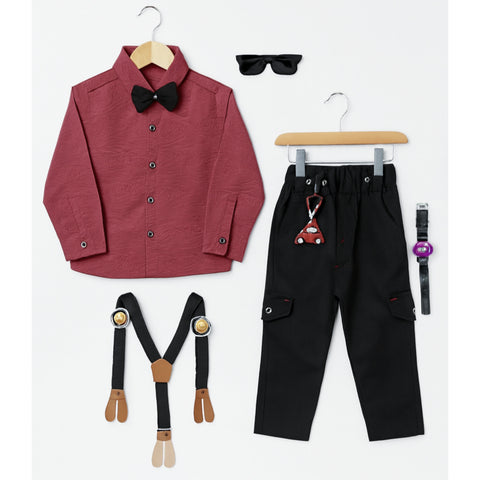 Kids Formal Outfit Set - Pink