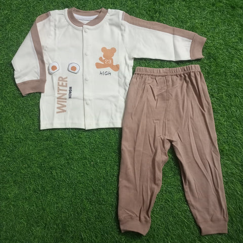 Premium Shirt & Trouser - Cartoon Brown