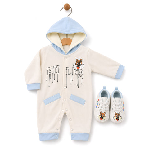 Romper With Booties - Cartoon