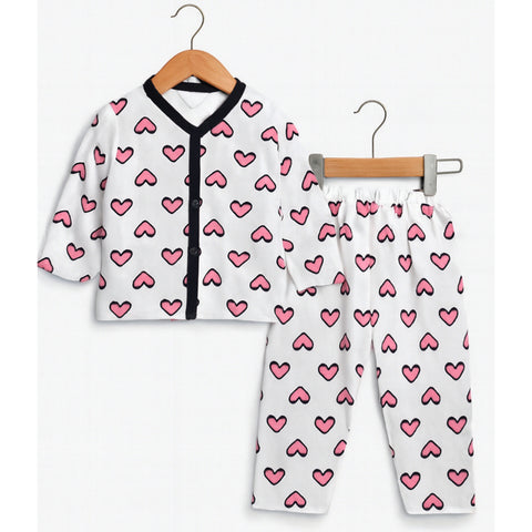 Summer Night Suit - 25 - Pink Hearts