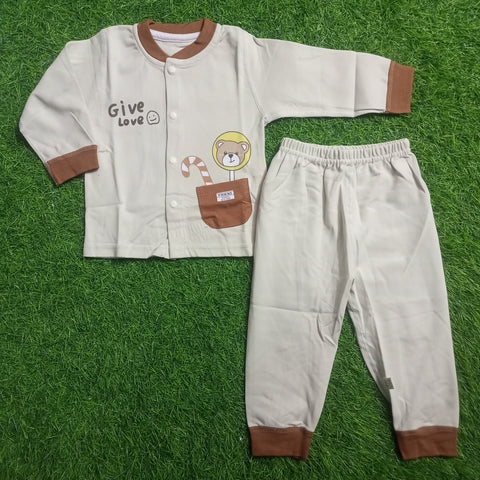 Premium Shirt & Trouser - Love Brown