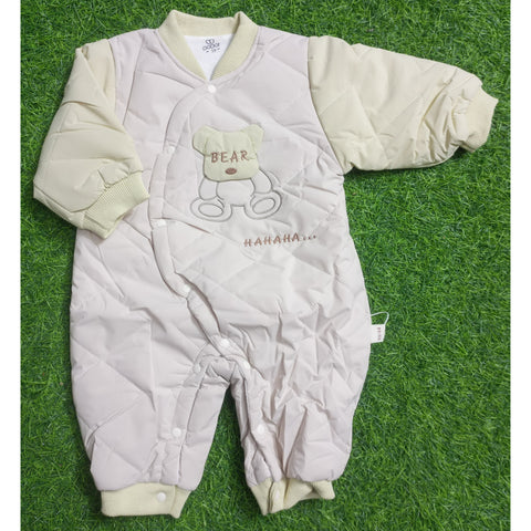 Winter - Baby Romper - Light Green Bear