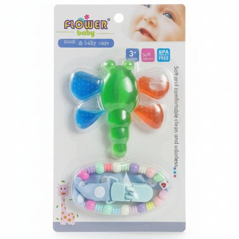 Flower - Soother Chain With Teether