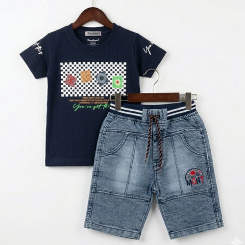 SB - T.Shirt & Short - Blue