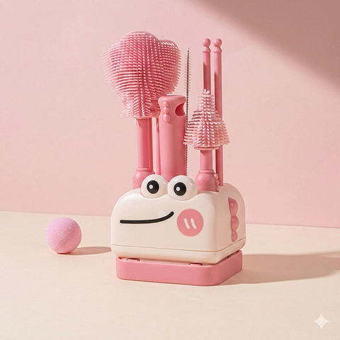 Portable Bottle Brush Set