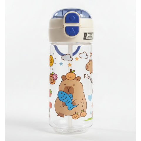 Imported - Water Bottle with Straw - 580 ML