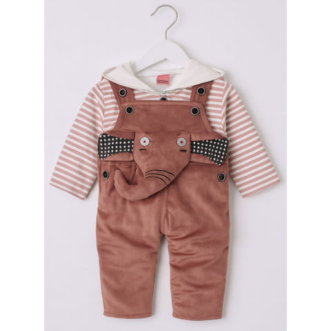 Winter - Baby Romper - Lining Pink - SBP103