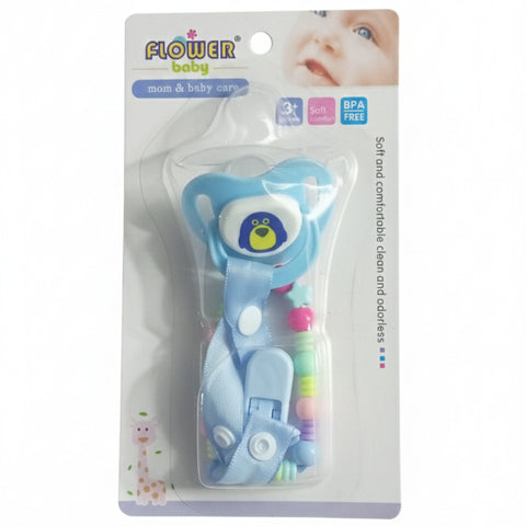 Flower - Pacifier With Chain