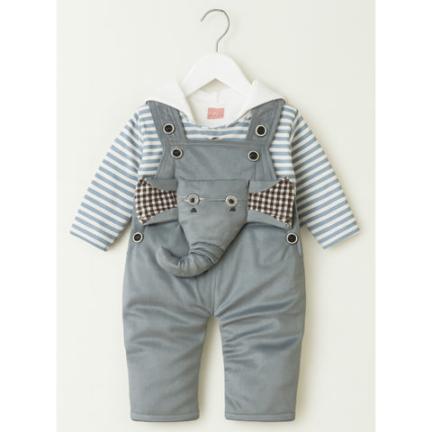 Winter - Baby Romper - Lining Gray - SBP107