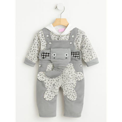 Winter - Baby Romper - Dots Gray - SBP112