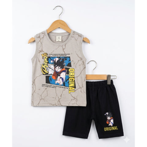 Sleeveless Shirt & Short - Orginal - Skin