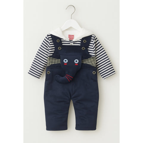Winter - Baby Romper - Lining Blue - SBP106