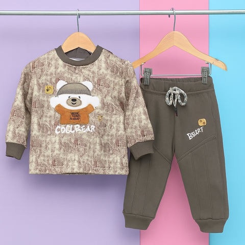 Winter - Sweatshirt & Trouser - Bear Brown