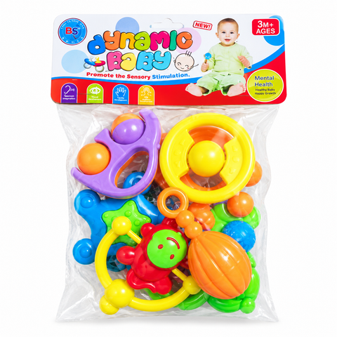 7 Pieces Rattle Set Baby Toy
