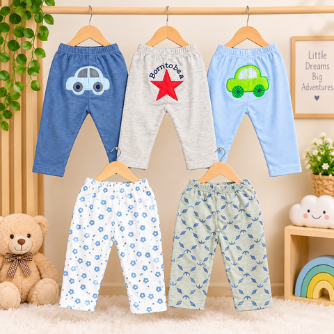 Pack Of 5 Trousers - Cars