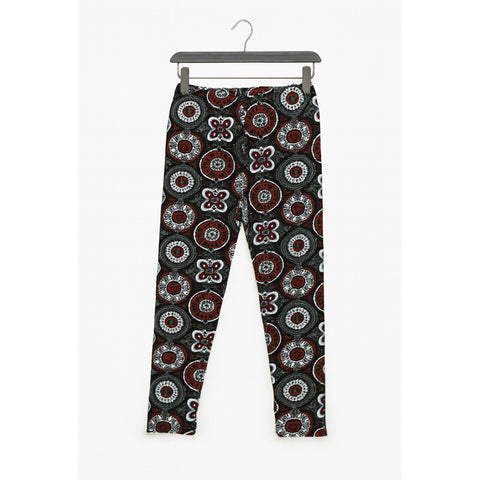 Velvet Inner Fleece Tights Black Design