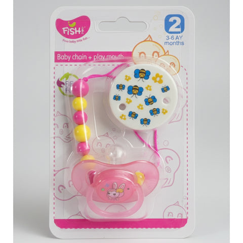Fish - Pacifier With Chain