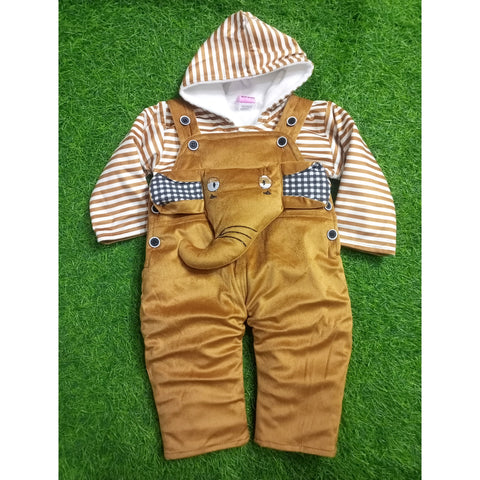 Winter - Baby Romper - Lining Brown - SBP104