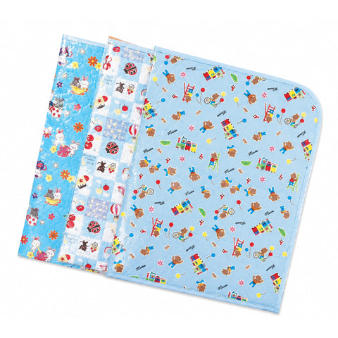 Diaper Changing Sheet - Mix Print - Blue