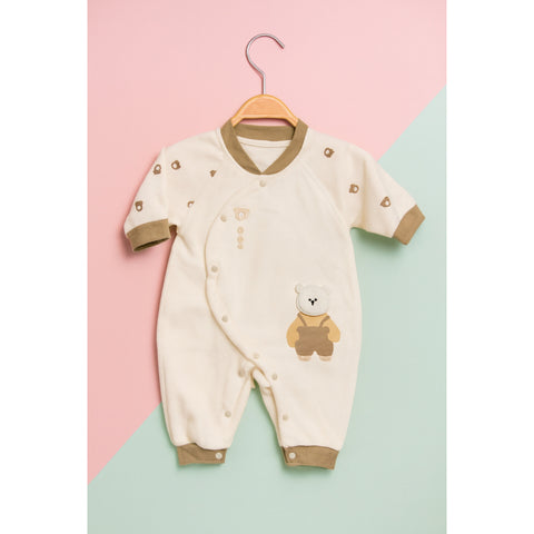 Winter - Baby Romper - Bear Brown