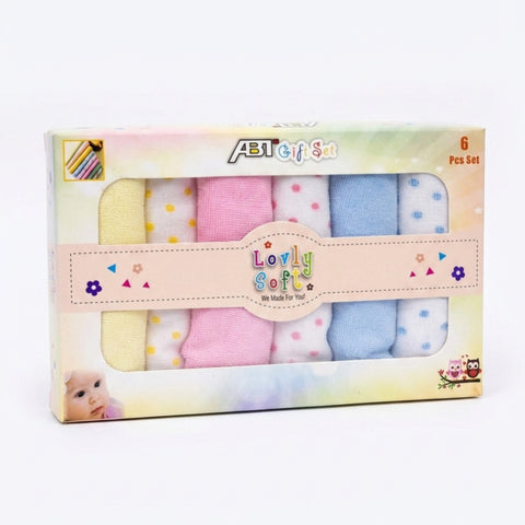 Pack of 6 Baby Face Towels