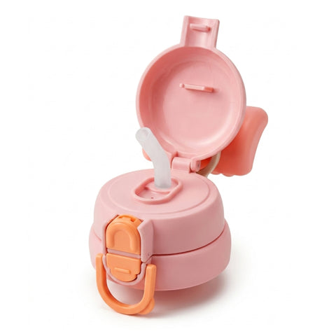 Cartoon Bottle with Straw -  650ML
