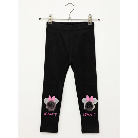 Girls Tight - Cartoon - Black