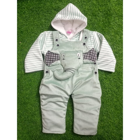 Winter - Baby Romper - Lining Green - SBP109
