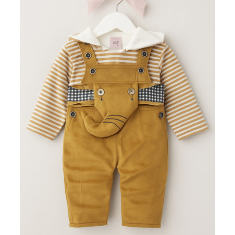 Winter - Baby Romper - Lining Brown - SBP104
