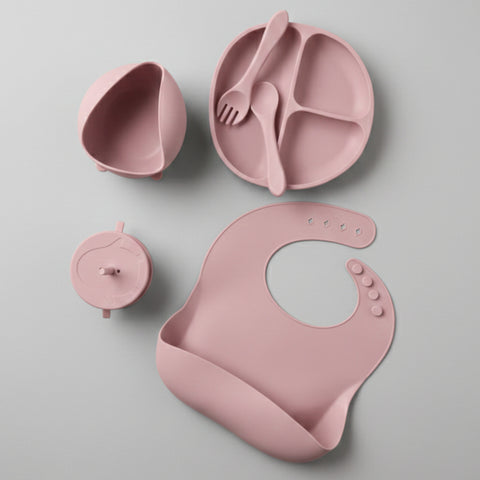 6 Pieces - Silicon Feeding Set
