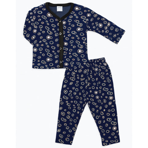 Summer Night Suit - Design 26 - Blue Circle