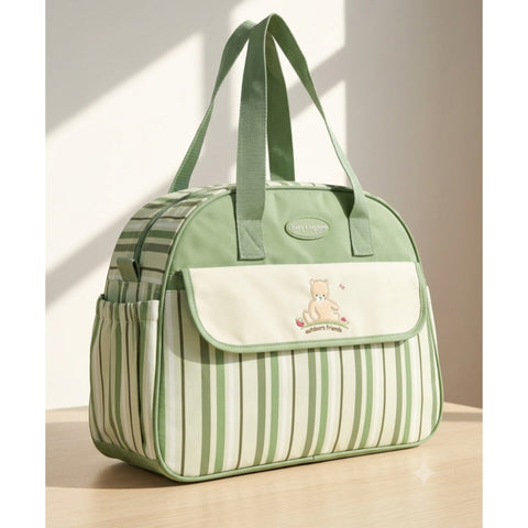 D-Shape Diaper Bag - Stripes