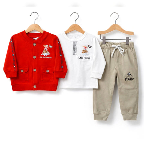 3 Pieces Kids Suit - Skin - Cartoon