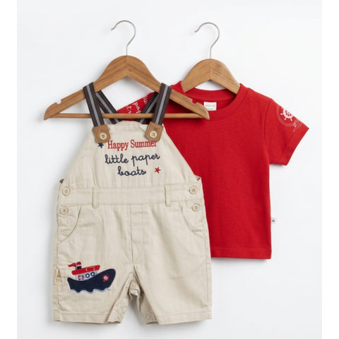 Baby Romper - Happy Summer - Red