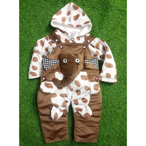 Winter - Baby Romper - Elephant Brown - SBP102