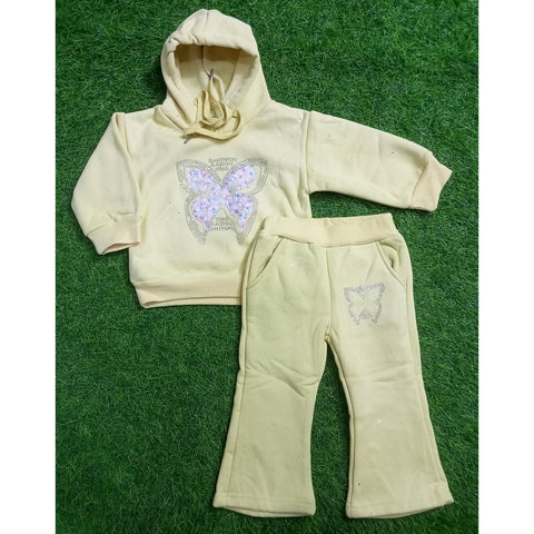 Winter - Hoodie & Trouser - Butterfly Yellow