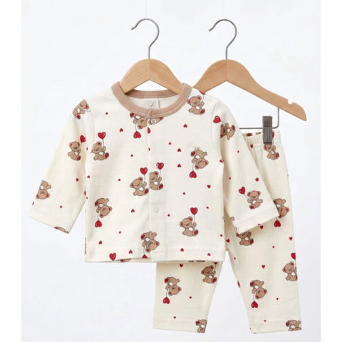 Premium Night Suits - Brown -  Bear