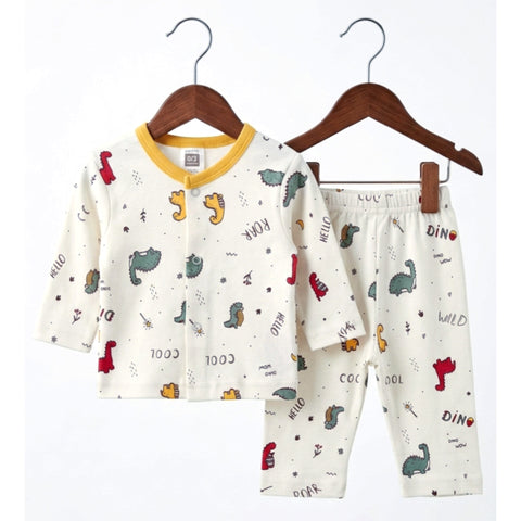 Premium Night Suits - Yello - Dino