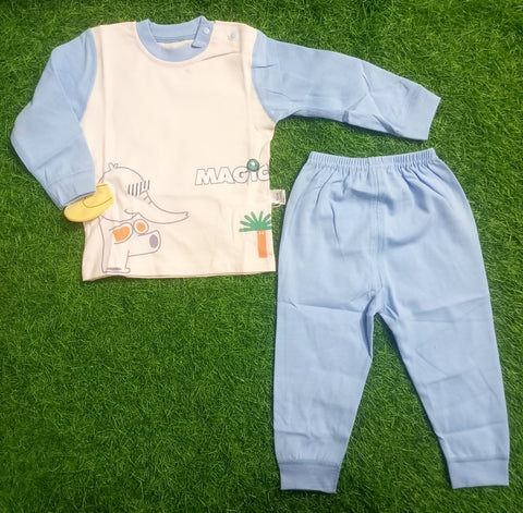 Premium Shirt & Trouser - Blue