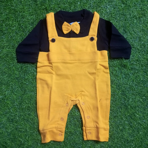 Baby Romper - Yellow & Black - BL08