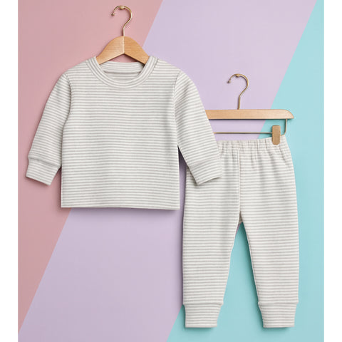 Next Baby - Round Neck & Pajama - Gray Lining