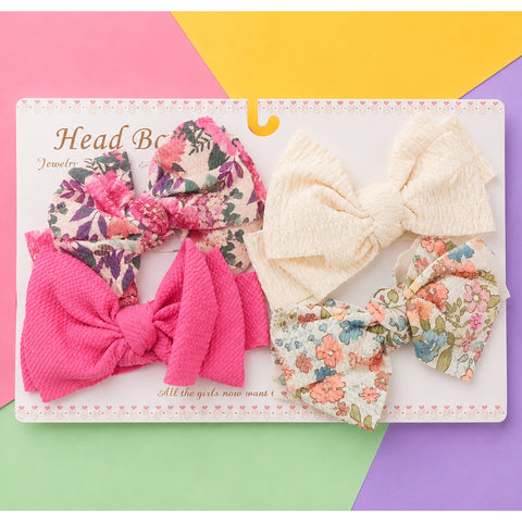 4 Pieces Headbands - Bow - Design 10
