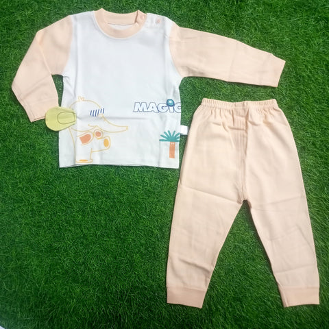 Premium Shirt & Trouser - Peach