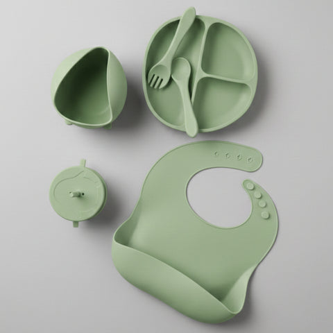 6 Pieces - Silicon Feeding Set