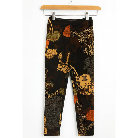 Velvet Tights Black Design