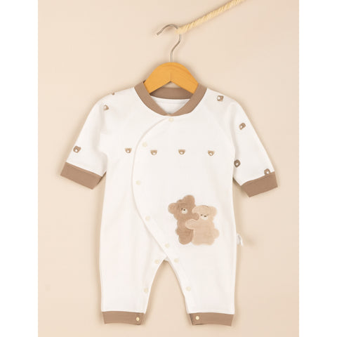 Winter - Baby Romper - Bear Brown